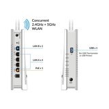 Draytek Vigor AP 903 5 Ghz 1200 Mbps Kablosuz Dual Band Mesh İç Mekan Masaüstü Access Point Repeater