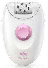 Braun Silk Epil 1 1173 Koltuk Altı Bacak İçin 20 Cımbızlı Kablolu Epilasyon Aleti Pembe