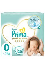 Prima Premium Care Prematüre Göbek Oyuntulu Cırtlı Bebek Bezi 30 Adet