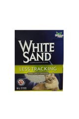 White Sand Less Tracking Topaklanan İnce Taneli Bentonit Kedi Kumu 6 lt
