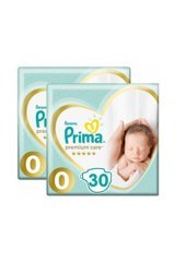 Prima Premium Care Prematüre Göbek Oyuntulu Cırtlı Bebek Bezi 2x30 Adet