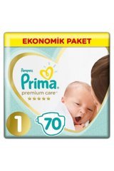 Prima Premium Care Yenidoğan Göbek Oyuntulu Cırtlı Bebek Bezi 70 Adet