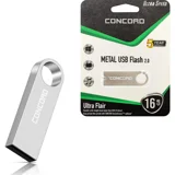 Concord C-U16 USB 2.0 Type A 16 GB Flash Bellek Metal