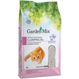 Garden Mix Bebek Pudrası Kokulu Topaklanan Kalın Taneli Bentonit Kedi Kumu 10 lt