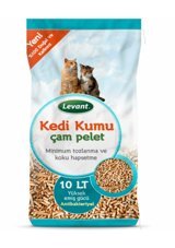 Levant Doğal Kalın Taneli Çam Pellet Kedi Kumu 10 lt