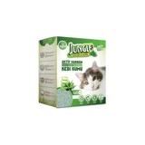 Jungle Aloe Vera Kokulu Topaklanan İnce Taneli Aktif Karbonlu Bentonit Kedi Kumu 6 lt