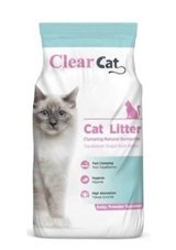 Clear Cat Bebek Pudrası Kokulu Topaklanan İnce Taneli Bentonit Kedi Kumu 5 lt