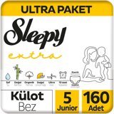 Sleepy Junior 5 Numara Külot Bebek Bezi 160 Adet