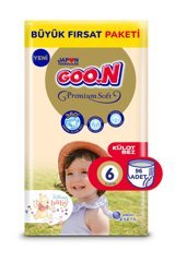 Goon Premium Soft 6 Numara Külot Bebek Bezi 96 Adet