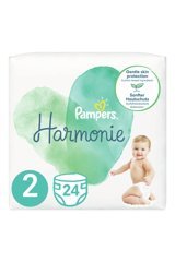 Pampers Harmonie 2 Numara Göbek Oyuntulu Cırtlı Bebek Bezi 24 Adet