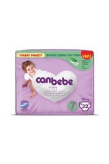 Canbebe 7 Numara Cırtlı Bebek Bezi 32 Adet