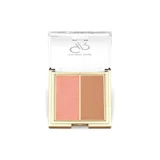 Golden Rose Iconic Blush Duo 01 Rose Nude Işıltılı Toz Allık