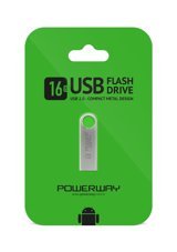 Powerway PW USB 2.0 Type A 16 GB Flash Bellek Metal