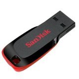 SanDisk Cruzer Blade SDCZ50-064G-B35 Şifreli USB 2.0 Type A 64 GB Flash Bellek Kırmızı