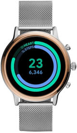 Fossil Gen 5 Julianna HR (FTW6035) Android Wear 44 mm Metal Kordon Daire Unisex Akıllı Saat Krem