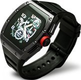 Osse OSW023 Silikon Kordon Kare Unisex Akıllı Saat Siyah