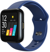 Realme Watch (RMA161) Su Geçirmez Silikon Kordon Kare Unisex Akıllı Saat Mavi