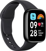 Xiaomi Redmi Watch 3 Active Su Geçirmez 46.94 mm Silikon Kordon Kare Unisex Akıllı Saat Siyah