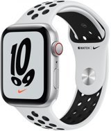 Apple Watch Nike SE Cellular Apple Uyumlu WatchOS Su Geçirmez 44 mm Silikon Kordon Kare Unisex Sim Kartlı Akıllı Saat Beyaz