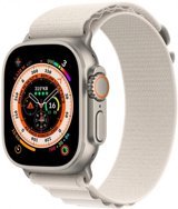 Apple Watch Ultra Apple Uyumlu WatchOS Su Geçirmez 49 mm Örgü Kordon Kare Unisex Sim Kartlı Akıllı Saat Krem
