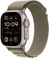 Apple Watch Ultra 2 Apple Uyumlu WatchOS Su Geçirmez 49 mm Örgü Kordon Kare Unisex Sim Kartlı Akıllı Saat Yeşil