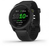 Garmin Forerunner 745 Su Geçirmez 43.8 mm Silikon Kordon Daire Unisex Akıllı Saat Siyah