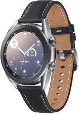 Samsung Galaxy Watch 3 (SM-R850) Tizen Su Geçirmez 42.5 mm Deri Kordon Daire Tansiyon Ölçen Unisex Akıllı Saat Siyah
