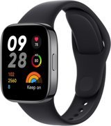 Xiaomi Redmi Watch 3 Su Geçirmez 42.58 mm Silikon Kordon Kare Unisex Akıllı Saat Siyah