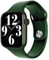 LinkTech LT Watch S89 Premium Su Geçirmez Silikon Kordon Kare Tansiyon Ölçen Unisex Akıllı Saat Yeşil