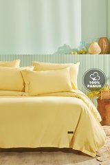 Yataş Ranforce Kışlık 160 x 220 cm Düz Tek Kişilik Nevresim Takımı Sarı