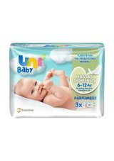 Uni Baby Hassas Dokunuş 52 Yaprak 3'lü Paket Islak Mendil