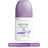 Deotak Orginal Pudrasız Ter Önleyici Organik Roll-On Kadın Deodorant 35 ml