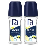 Fa Sport Pudrasız Ter Önleyici Antiperspirant Roll-On Erkek Deodorant 2x50 ml