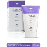 Deotak Soft Pudrasız Krem Unisex Deodorant 35 ml