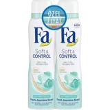 Fa Soft&Control Pudrasız Ter Önleyici Antiperspirant Sprey Kadın Deodorant 2x150 ml