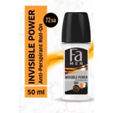 Fa Invisible Power Pudrasız Ter Önleyici Antiperspirant Roll-On Erkek Deodorant 50 ml