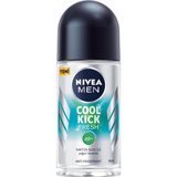 Nivea Cool Kick Fresh Pudrasız Ter Önleyici Antiperspirant Roll-On Erkek Deodorant 50 ml