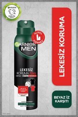 Garnier Lekesiz Koruma Pudrasız Ter Önleyici Antiperspirant Sprey Erkek Deodorant 150 ml