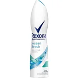 Rexona Ocean Fresh Pudrasız Ter Önleyici Antiperspirant Sprey Kadın Deodorant 150 ml