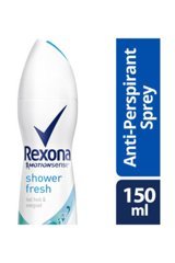 Rexona Shower Fresh Pudrasız Ter Önleyici Antiperspirant Sprey Kadın Deodorant 150 ml