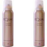 Equal Classic Pudrasız Sprey Kadın Deodorant 2x150 ml
