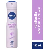 Nivea Double Effect Pudralı Ter Önleyici Antiperspirant Sprey Kadın Deodorant 150 ml