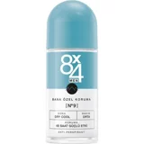 8X4 NO:9 Pudrasız Ter Önleyici Antiperspirant Roll-On Erkek Deodorant 50 ml