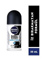 Nivea Black&White Invisible Fresh Pudrasız Ter Önleyici Antiperspirant Roll-On Erkek Deodorant 50 ml
