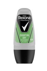 Rexona Men Quantum Dry Pudrasız Ter Önleyici Antiperspirant Roll-On Erkek Deodorant 50 ml