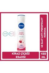 Nivea Fresh Cherry Pudrasız Ter Önleyici Antiperspirant Sprey Kadın Deodorant 150 ml