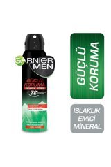 Garnier Güçlü Koruma Pudrasız Ter Önleyici Antiperspirant Sprey Erkek Deodorant 150 ml