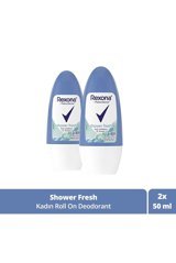 Rexona Shower Fresh Pudrasız Ter Önleyici Antiperspirant Roll-On Kadın Deodorant 2x50 ml