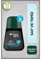 Garnier Saf ve Temiz Pudrasız Ter Önleyici Antiperspirant Roll-On Erkek Deodorant 50 ml