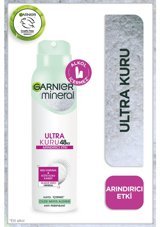 Garnier Mineral Ultra Kuru Pudrasız Ter Önleyici Antiperspirant Sprey Kadın Deodorant 150 ml